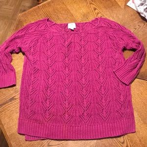 St John’s Bay Fushia Sweater L